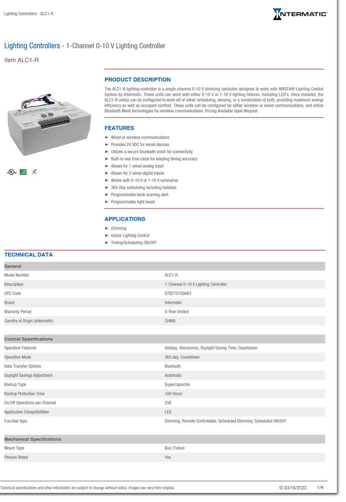 alc1r_technical_data alc1r_technical_data